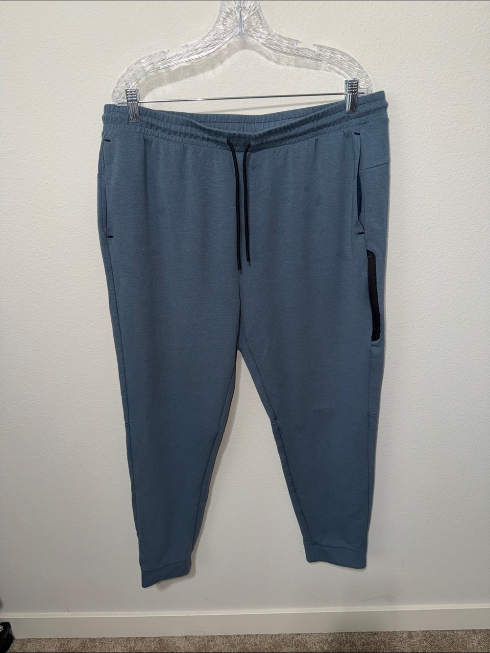 Old Navy Men's Jogger Sweatpants in Slate Blue with Black Drawstring AU26